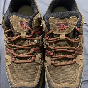 Brown and Black Hiking Shoes orthofeet BioFit